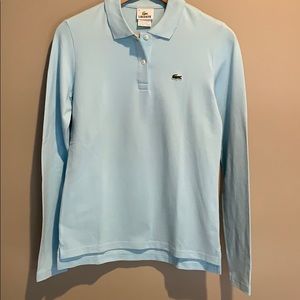 Authentic Lacoste long sleeve polo shirts